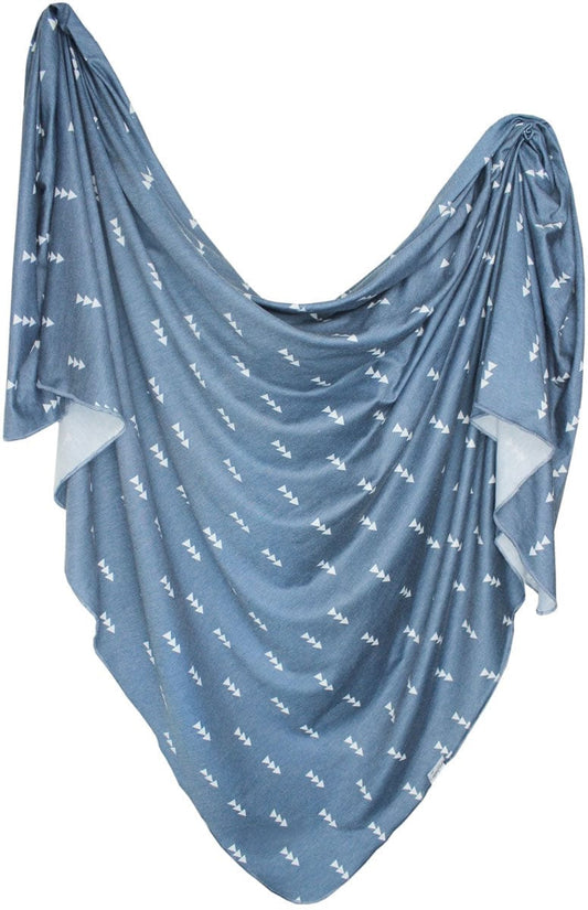 Copper Pearl Knit Swaddle Blanket - North