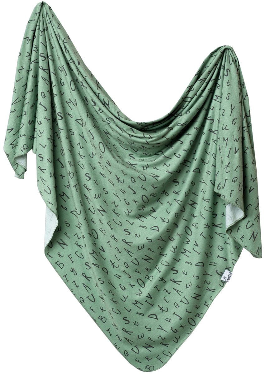 Copper Pearl Knit Swaddle Blanket - Poe - X001RIMQK7
