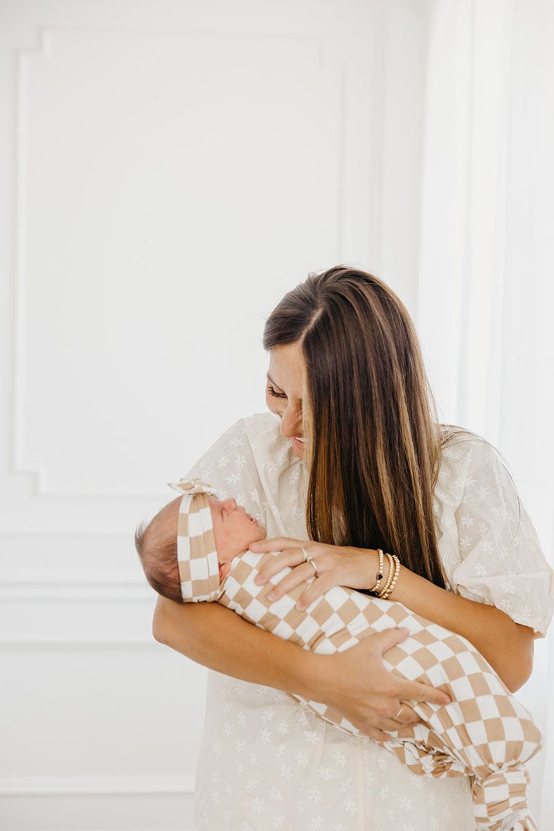 Copper Pearl Knit Swaddle Blanket - Rad - X003AINB1P