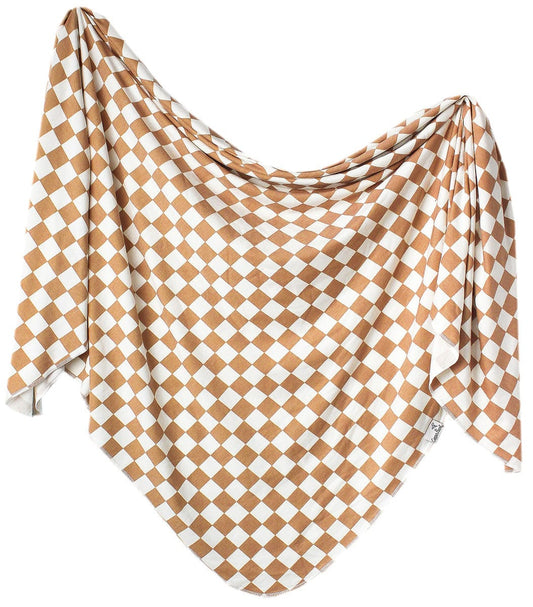 Copper Pearl Knit Swaddle Blanket - Rad
