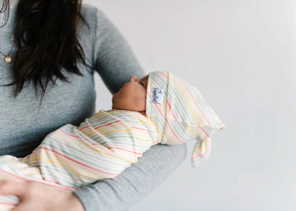Copper Pearl Knit Swaddle Blanket - Rainee - X002BFKQMP
