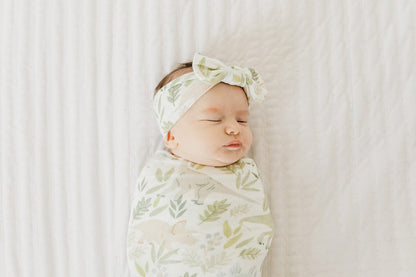 Copper Pearl Knit Swaddle Blanket - Rex - X002QRIDR3