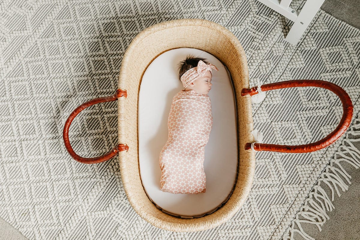 Copper Pearl Knit Swaddle Blanket - Star - X002QRIDTB