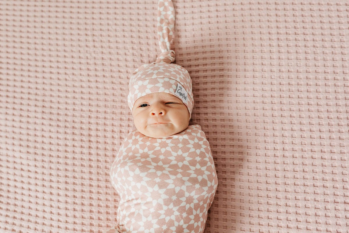 Copper Pearl Knit Swaddle Blanket - Star - X002QRIDTB