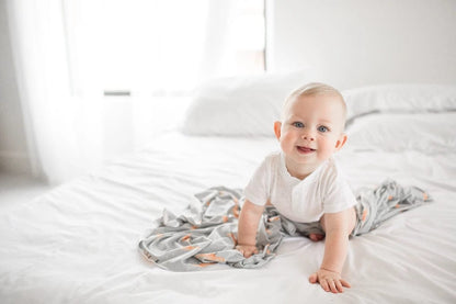 Copper Pearl Knit Swaddle Blanket - Swift - X001H9N4XT