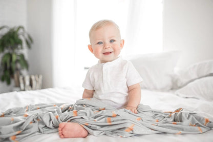 Copper Pearl Knit Swaddle Blanket - Swift - X001H9N4XT