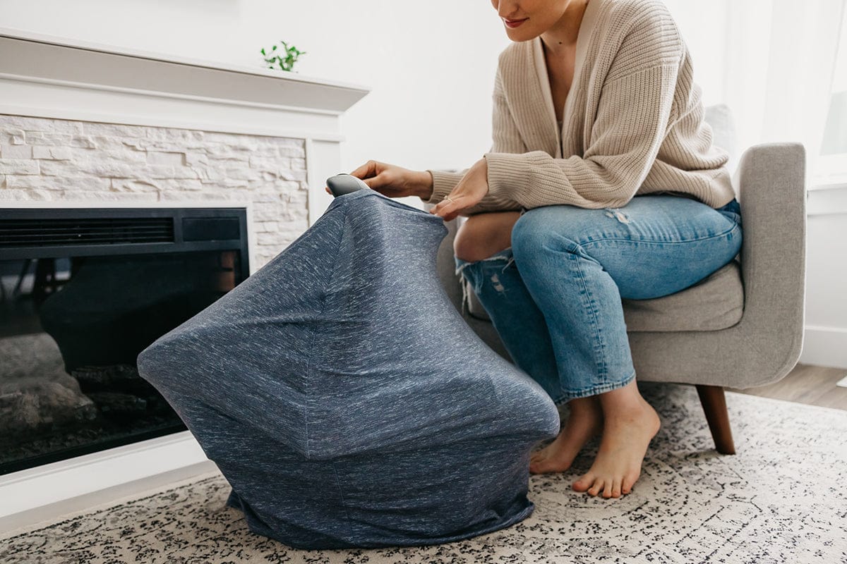 Copper Pearl Multi-Use Cover - Denim - X002UOMEVN