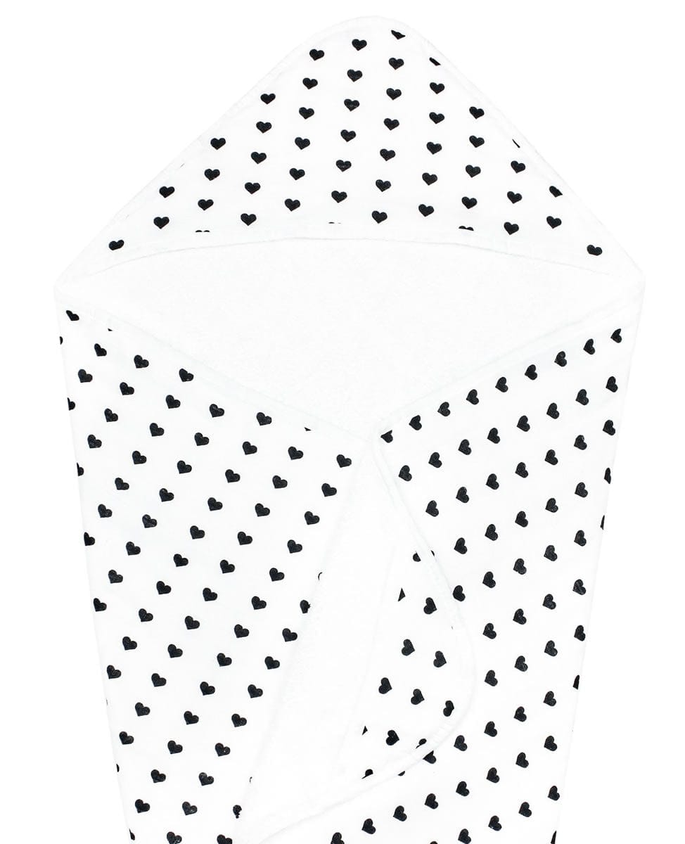 Copper Pearl Muslin Hooded Towel - Smitten - X0019DN8W