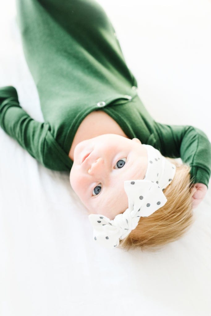 Copper Pearl Newborn Knotted Gown - Alder - X002BEK2CZ