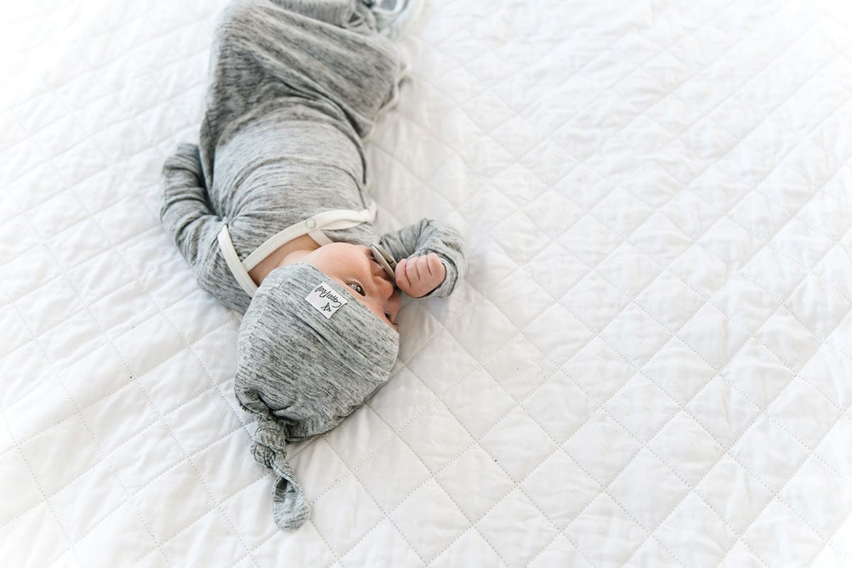 Copper Pearl Newborn Knotted Gown - Asher - X002BEKZ8L