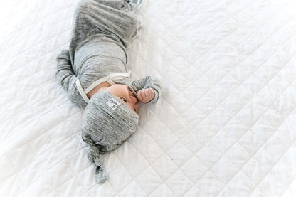 Copper Pearl Newborn Knotted Gown - Asher - X002BEKZ8L