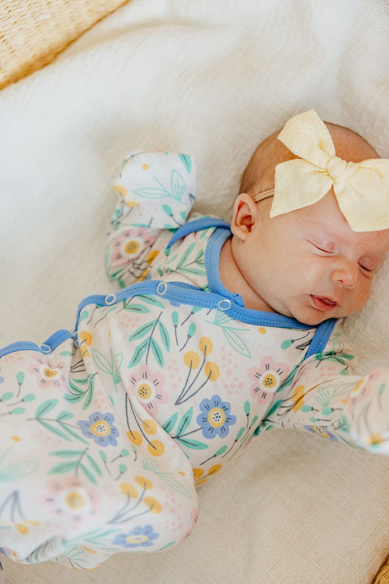 Copper Pearl Newborn Knotted Gown - Clara - X003H5JF7P