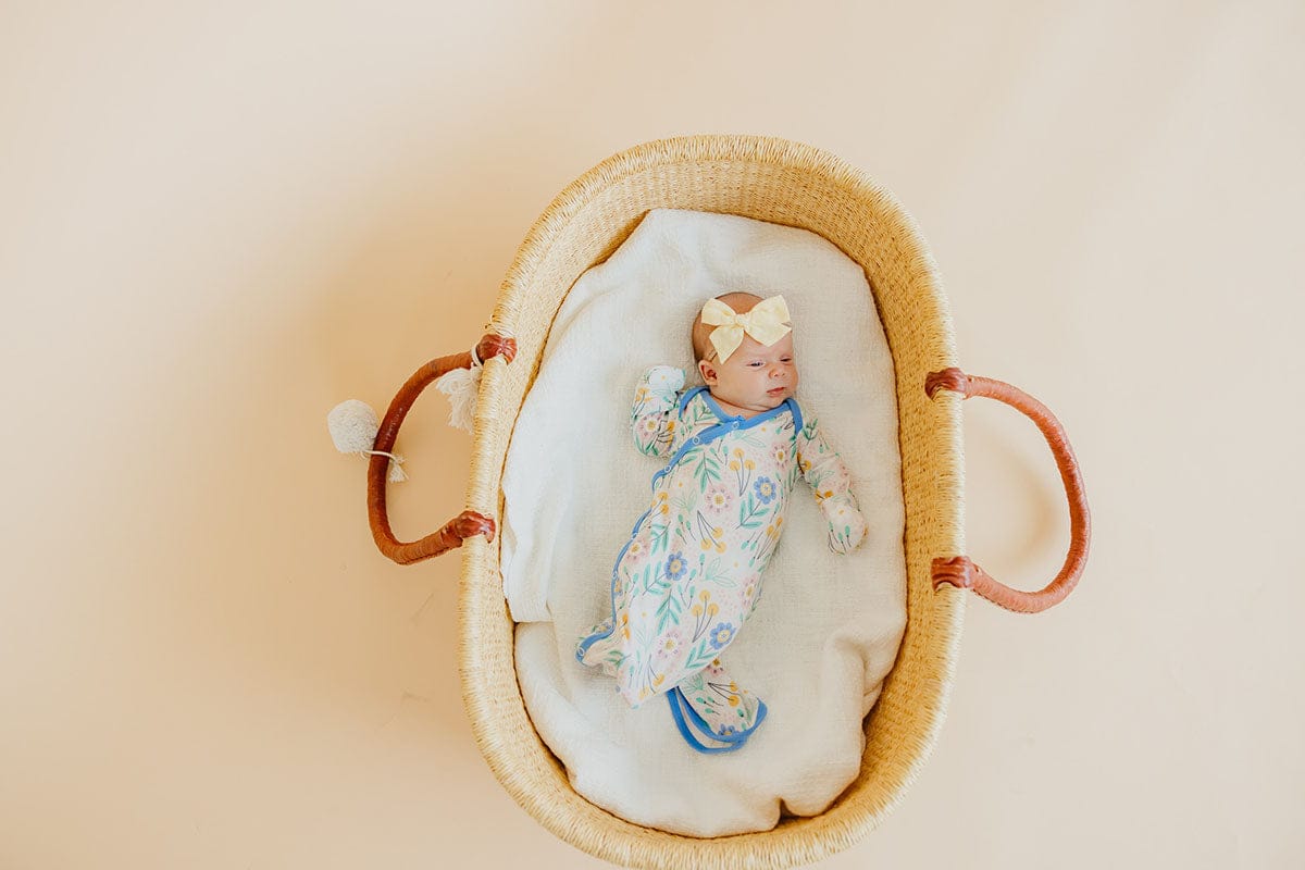 Copper Pearl Newborn Knotted Gown - Clara - X003H5JF7P