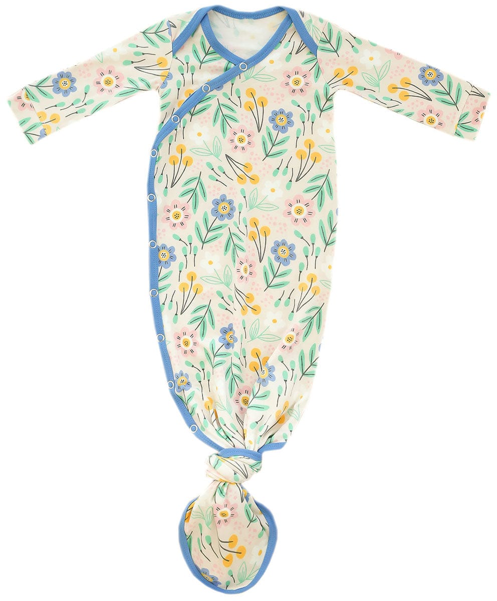 Copper Pearl Newborn Knotted Gown - Clara - X003H5JF7P