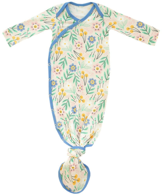 Copper Pearl Newborn Knotted Gown - Clara - X003H5JF7P