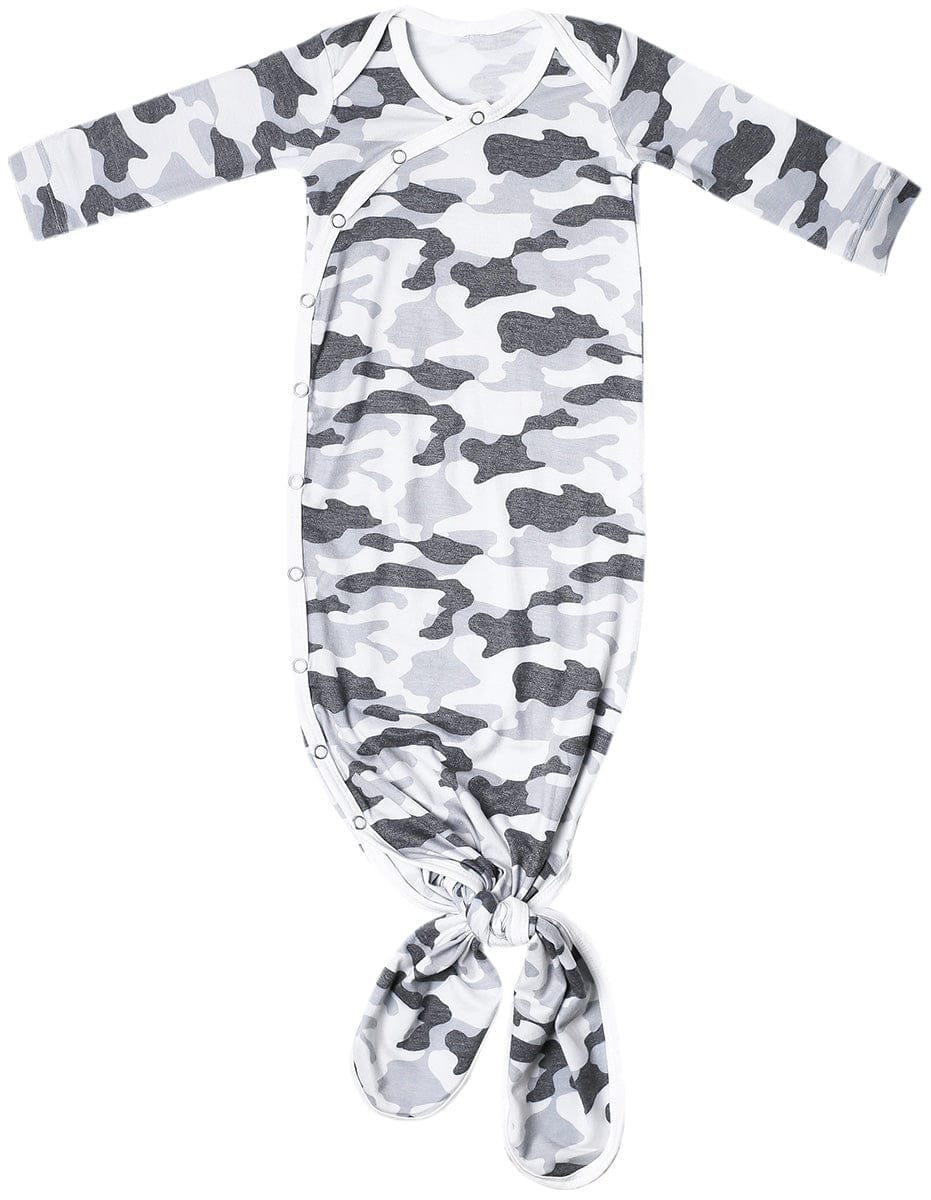 Copper Pearl Newborn Knotted Gown -  Gunnar - X002KDLOC9