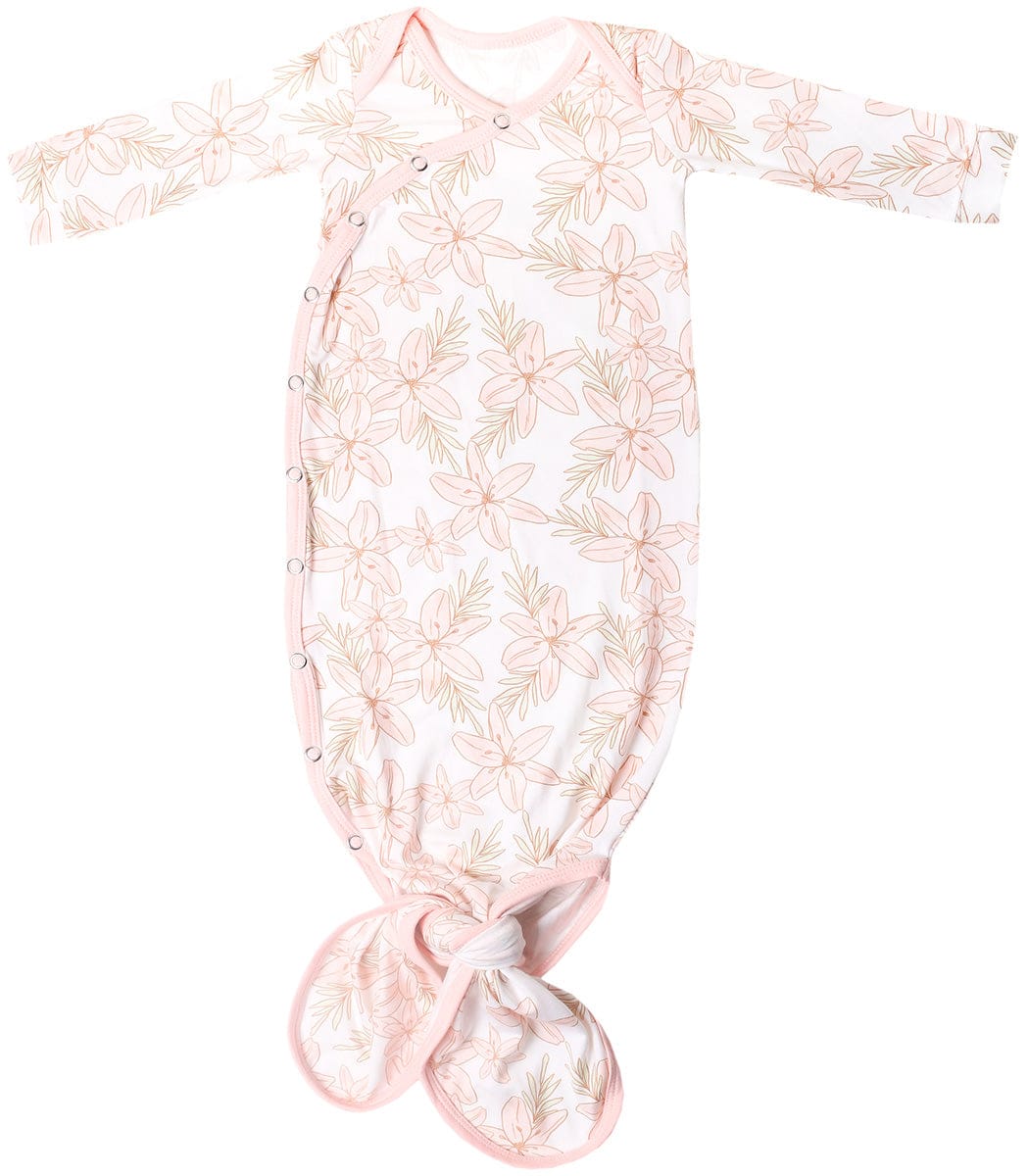 Copper Pearl Newborn Knotted Gown - Kiana - X002S90UHF