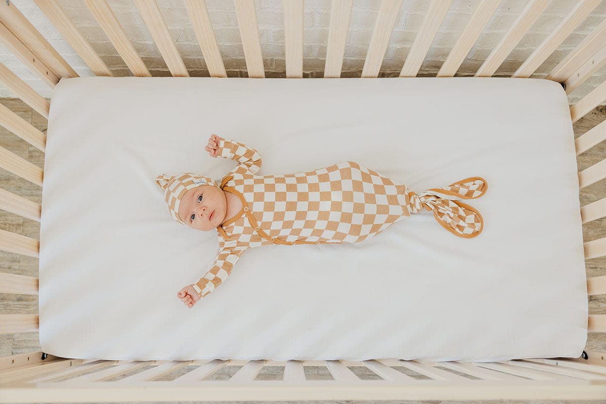 Copper Pearl Newborn Knotted Gown - Rad - X003FVSBA3