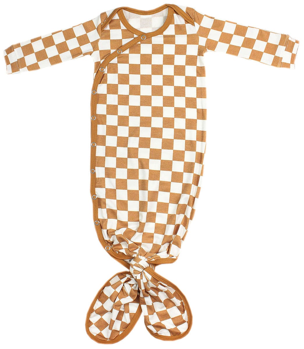 Copper Pearl Newborn Knotted Gown - Rad - X003FVSBA3