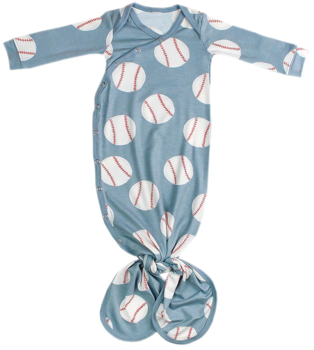 Copper Pearl Newborn Knotted Gown - Slugger - X003410TXL