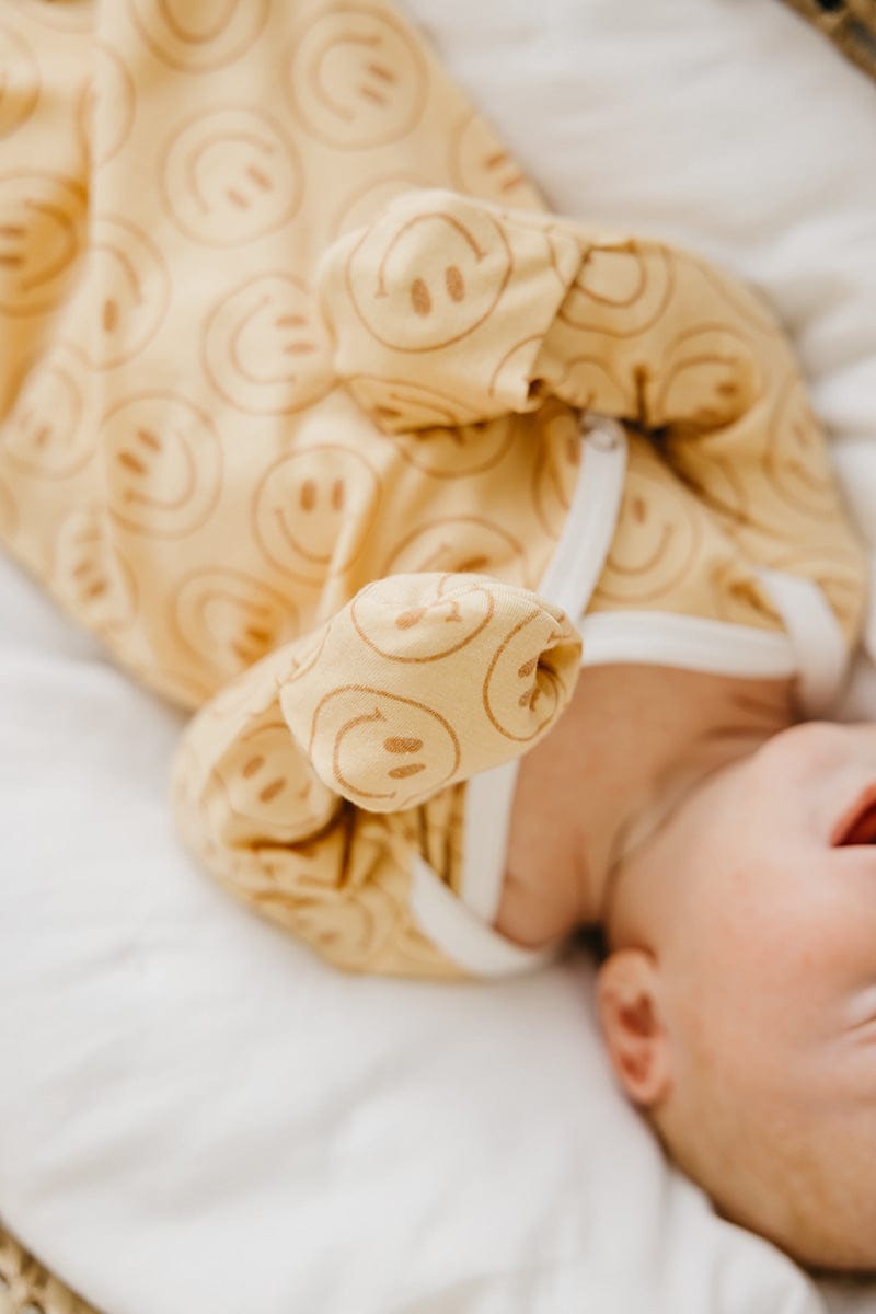 Copper Pearl Newborn Knotted Gown - Vance - X0039170JH