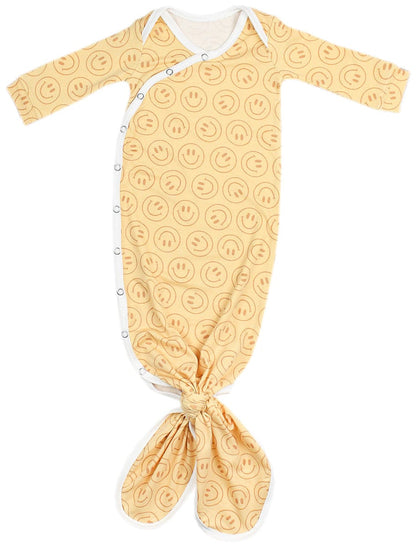 Copper Pearl Newborn Knotted Gown - Vance - X0039170JH