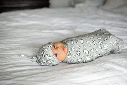 Copper Pearl Newborn Top Knot Hat - Champ - X001VB9289