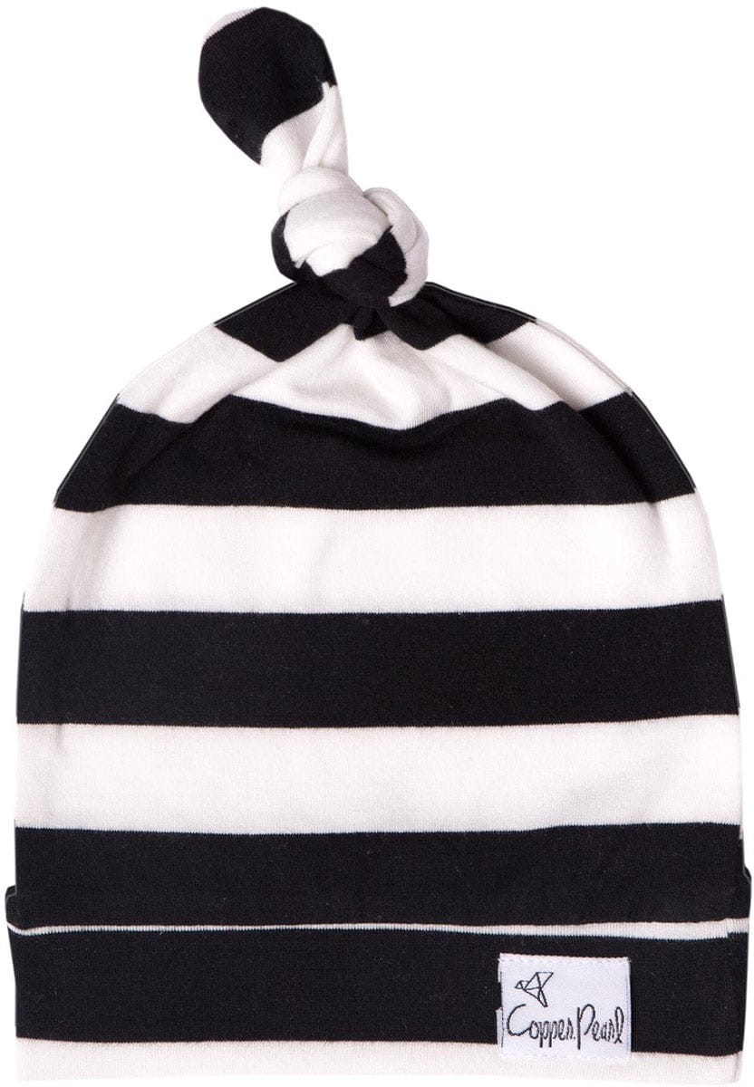 Copper Pearl Newborn Top Knot Hat - Classic