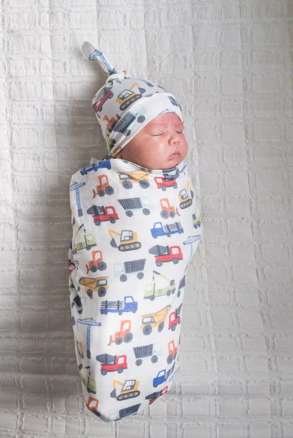 Copper Pearl Newborn Top Knot Hat - Diesel - X0022YB7ZP