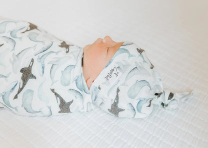 Copper Pearl Newborn Top Knot Hat - Kai - X0022WFKKP