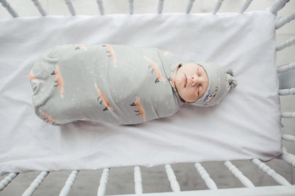Copper Pearl Newborn Top Knot Hat - Swift - X001ML0BPL