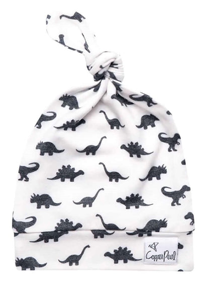 Copper Pearl Newborn Top Knot Hat - Wild - X001U9DVHF