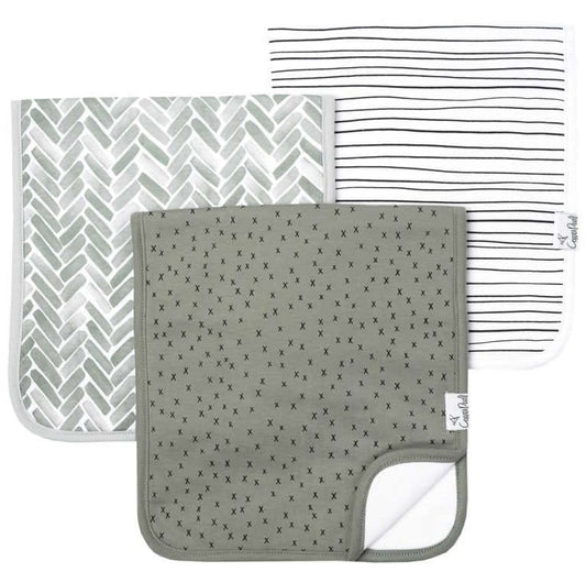 Copper Pearl Premium Burp Cloths, 3 Pack - Alta - X001P10SZV