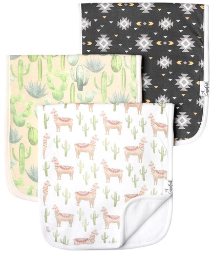 Copper Pearl Premium Burp Cloths, 3 Pack - Cusco - X0028Q67A7