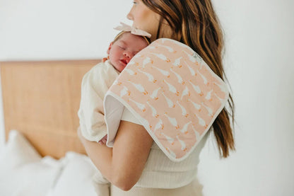 Copper Pearl Premium Burp Cloths, 3 Pack  - Goosie - X003ZZEARH
