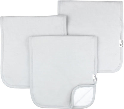 Copper Pearl Premium Burp Cloths, 3 Pack - Grey - X001DQKWNL