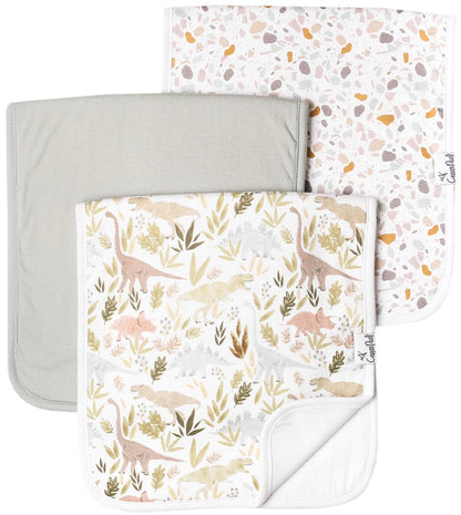 Copper Pearl Premium Burp Cloths, 3 Pack - Rex - X002QSEZPL