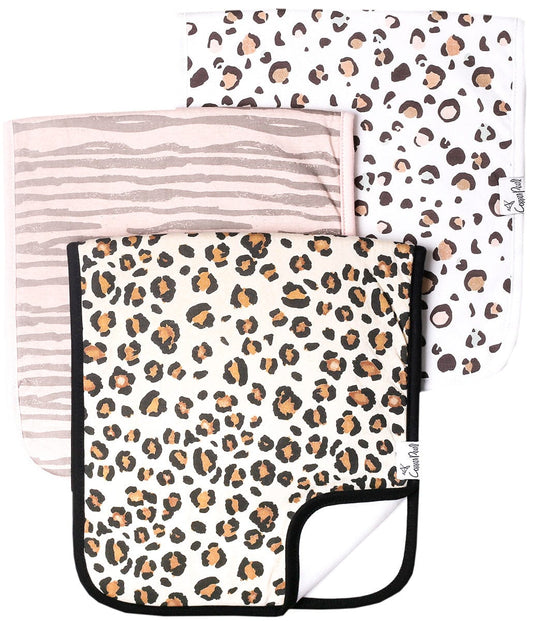 Copper Pearl Premium Burp Cloths, 3 Pack - Zara