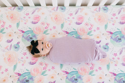 Copper Pearl Premium Fitted Crib Sheet - Bloom - X001Z6KQCL