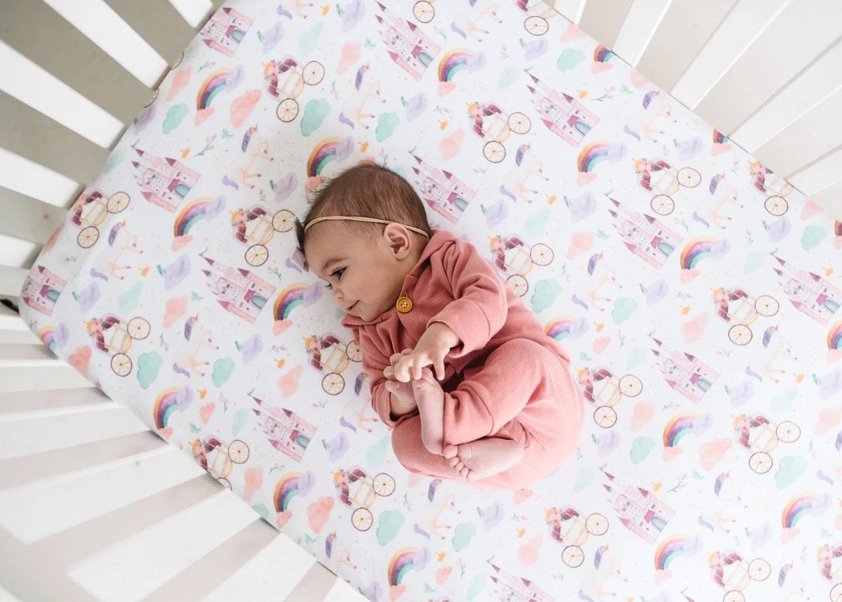 Copper Pearl Premium Fitted Crib Sheet - Enchanted - X0029BON4X