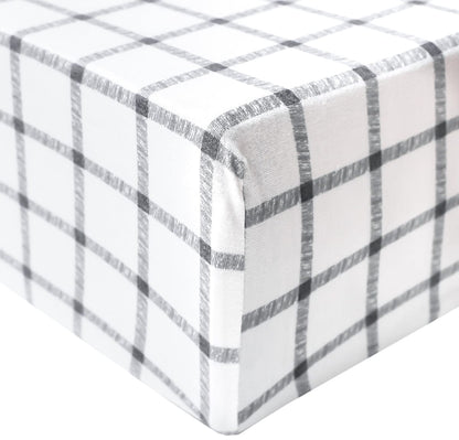 Copper Pearl Premium Fitted Crib Sheet - Ledger - X002KDNTM7