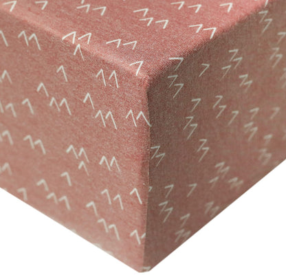 Copper Pearl Premium Fitted Crib Sheet - Rocky - X002ZMILC1