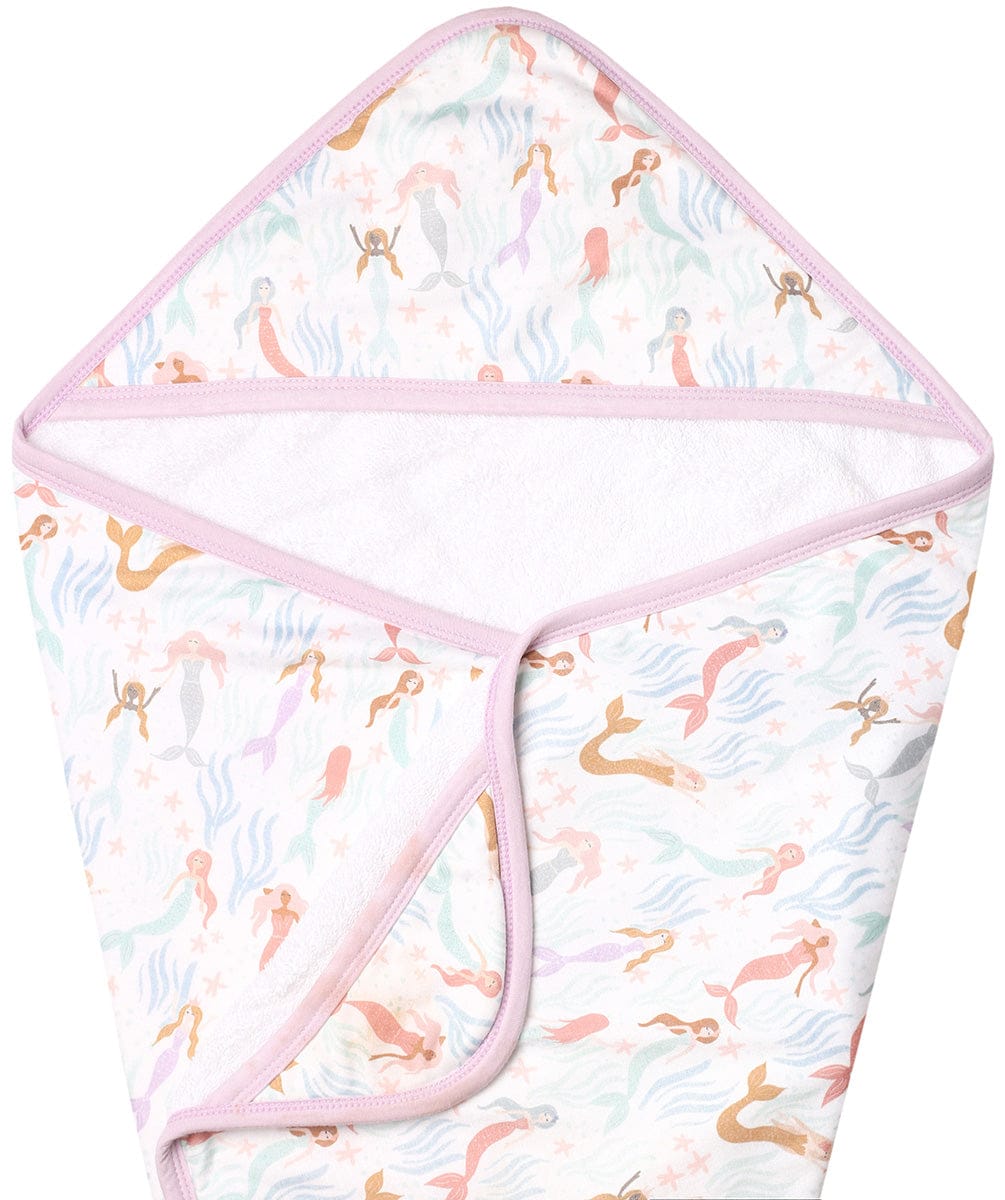 Copper Pearl Premium Hooded Towel - Coral - X002WV5NJT