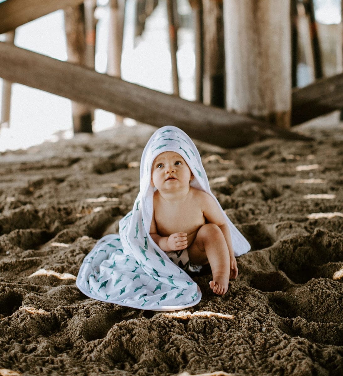 Copper Pearl Premium Hooded Towel - Pacific - X0026LCRK3