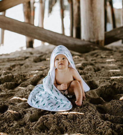 Copper Pearl Premium Hooded Towel - Pacific - X0026LCRK3