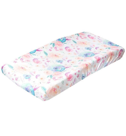 Copper Pearl Premium Knit Diaper Changing Pad Cover - Bloom - X001Z77TRP