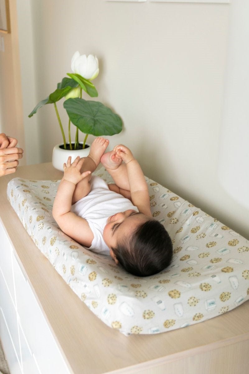Copper Pearl Premium Knit Diaper Changing Pad Cover - Chip - X001YYBLBJ
