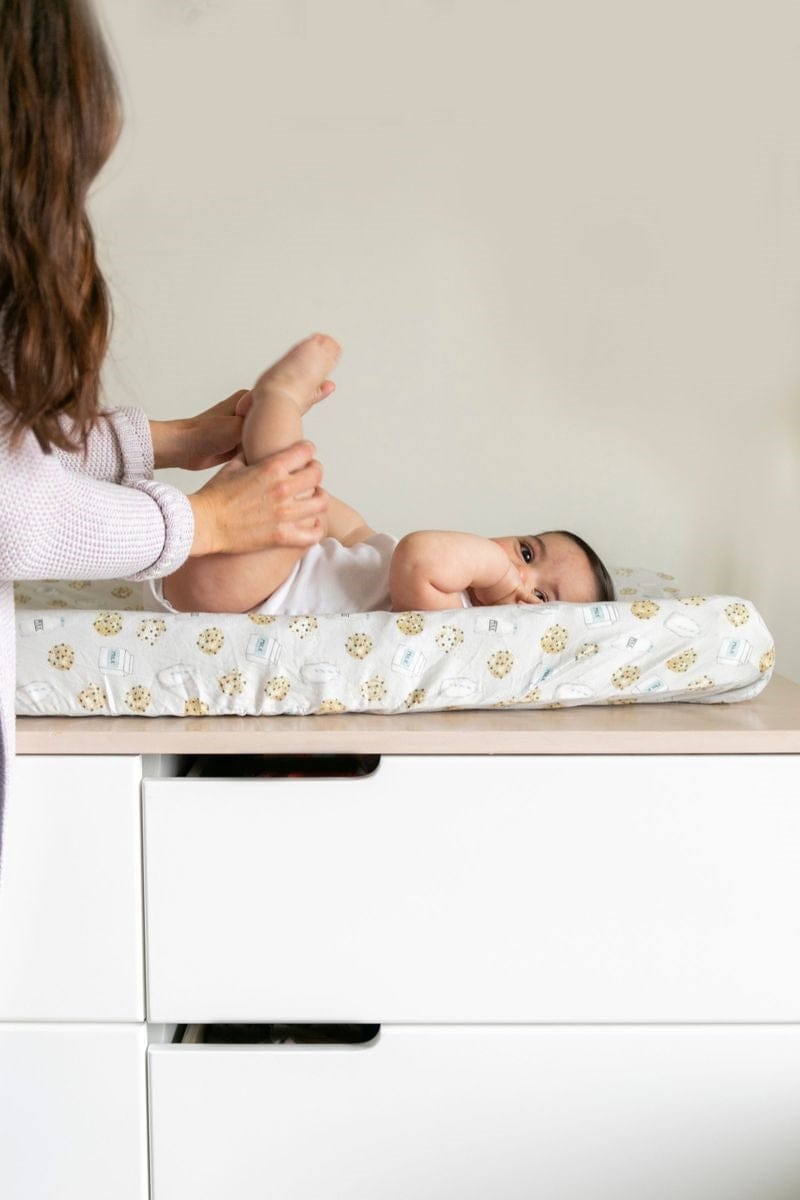 Copper Pearl Premium Knit Diaper Changing Pad Cover - Chip - X001YYBLBJ