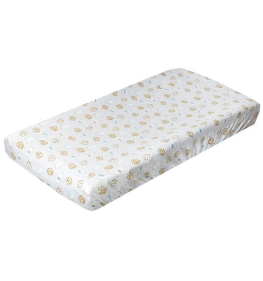 Copper Pearl Premium Knit Diaper Changing Pad Cover - Chip - X001YYBLBJ