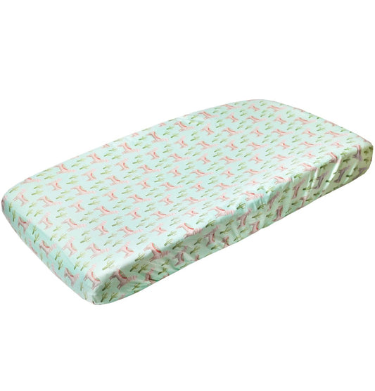 Copper Pearl Premium Knit Diaper Changing Pad Cover - Cusco - X0029PIQSN